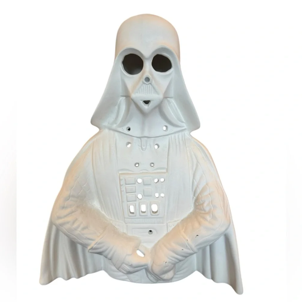 Darth Vader Vintage Unfinished 12” Ceramic Lamp